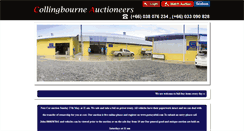 Desktop Screenshot of collingbourne-auctioneers.com